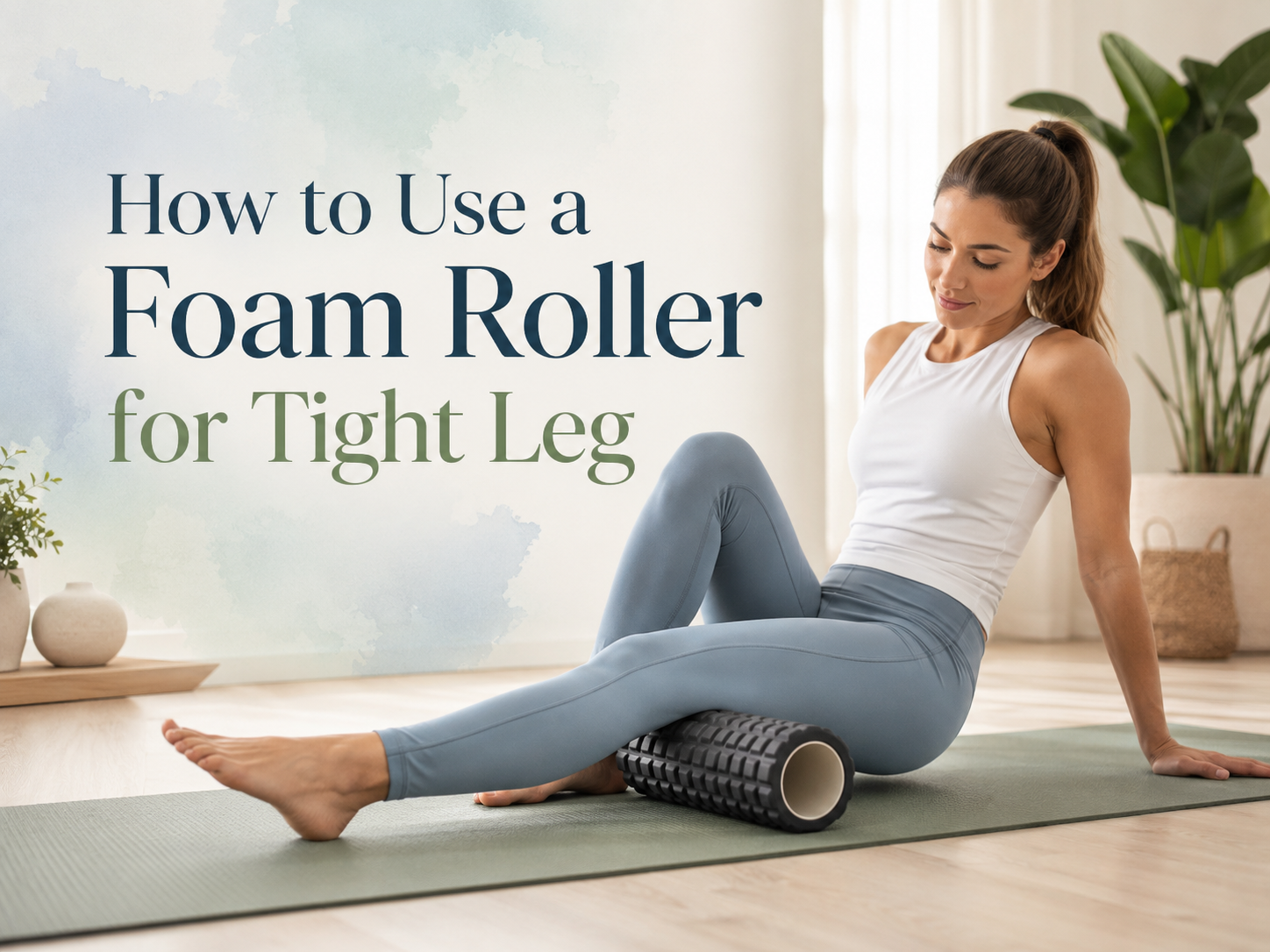 How to Use a Foam Roller for Tight Leg