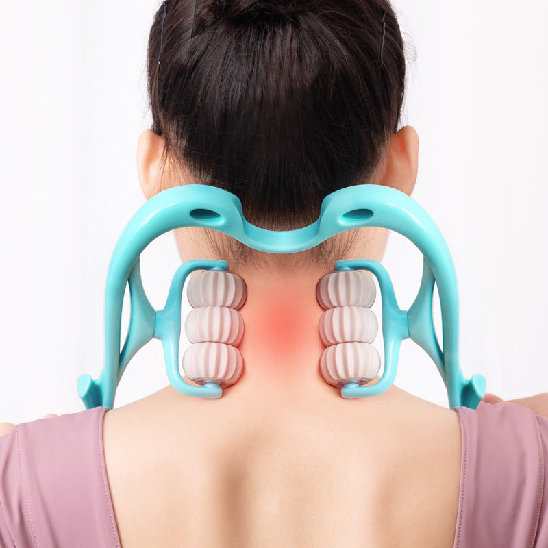 Roll Away Neck Stress with This Easy Massager Tool