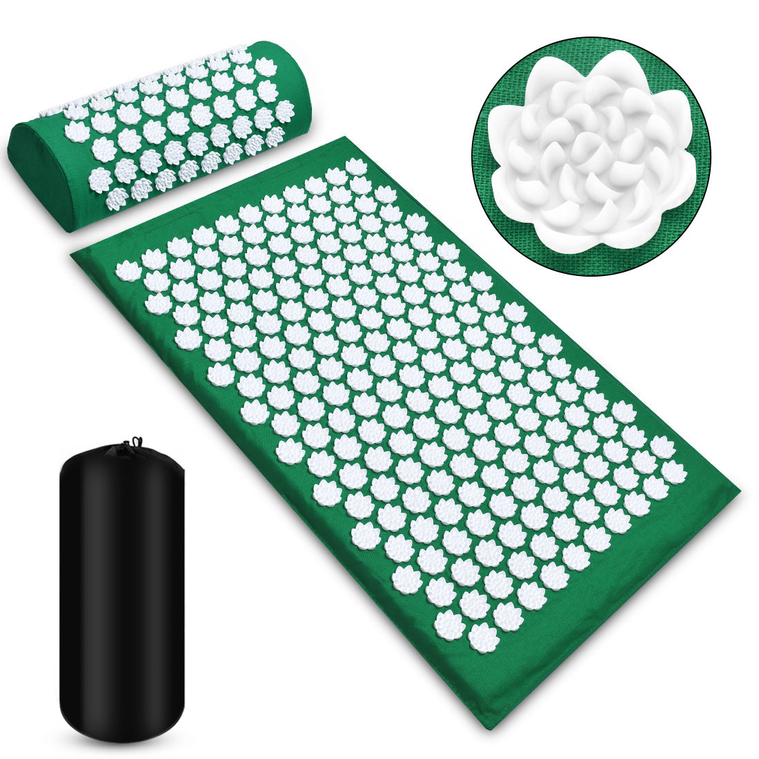 Relax and Recharge with This Acupressure Massage Mat Set