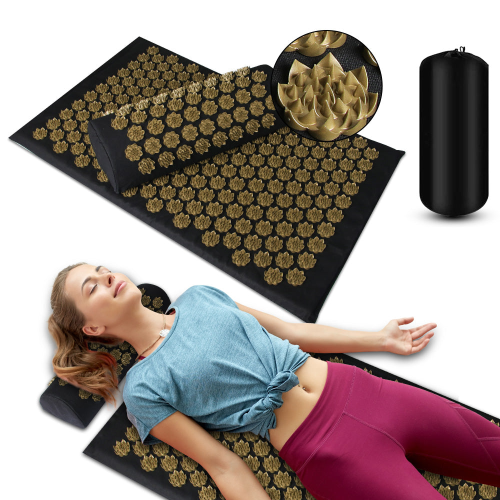 Relax and Recharge with This Acupressure Massage Mat Set