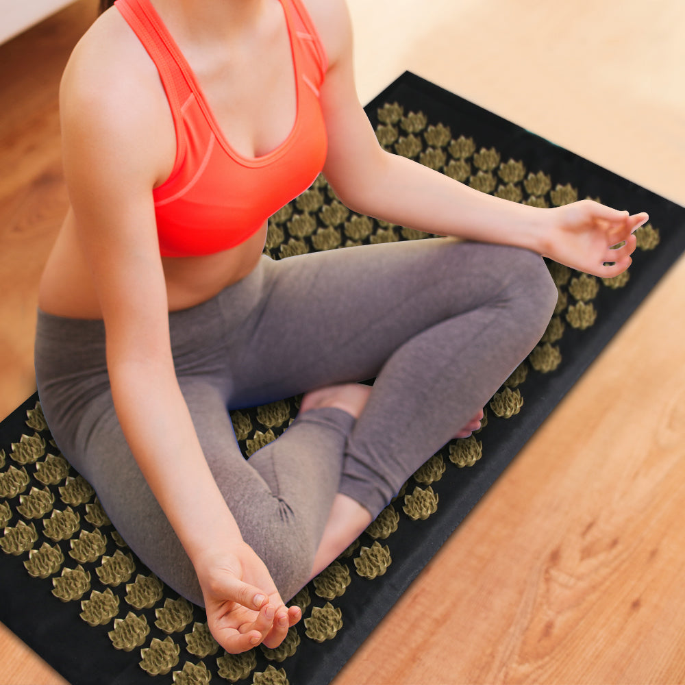 Relax and Recharge with This Acupressure Massage Mat Set