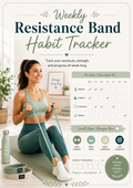 Weekly Resistance Band Habit Tracker