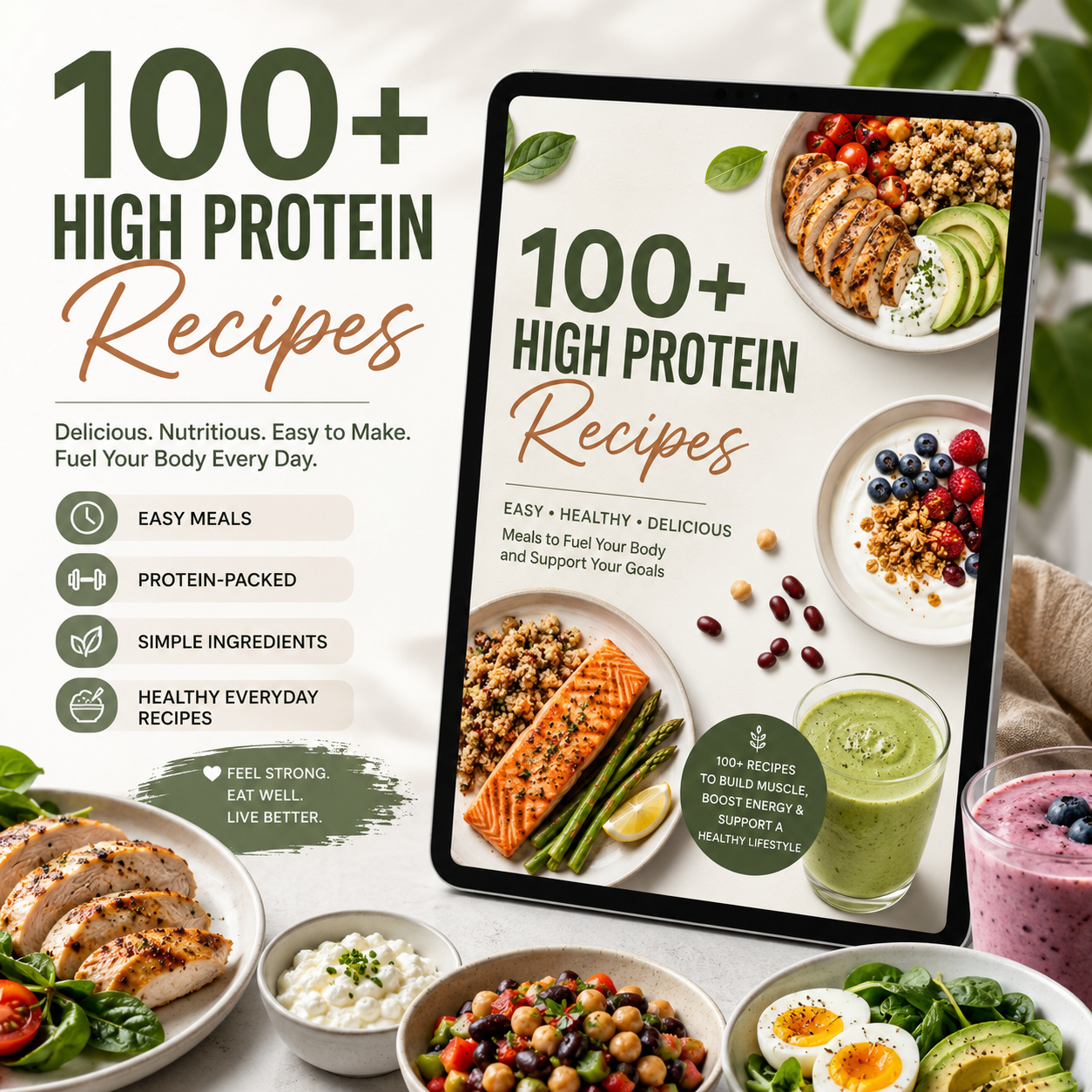 100+ High Protein Recipes