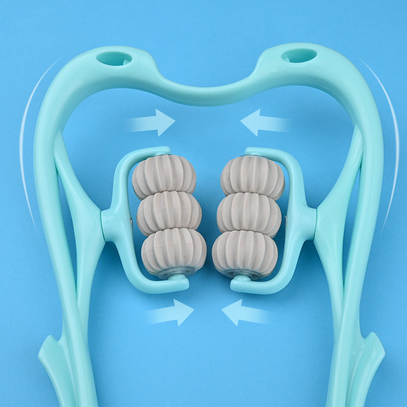 Roll Away Neck Stress with This Easy Massager Tool